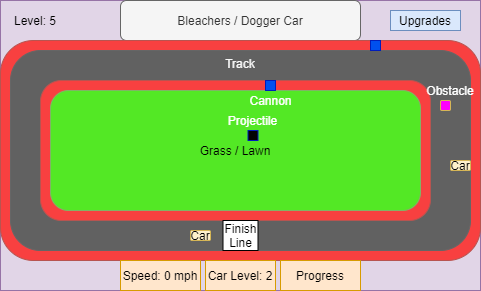 Race Track on Level 5